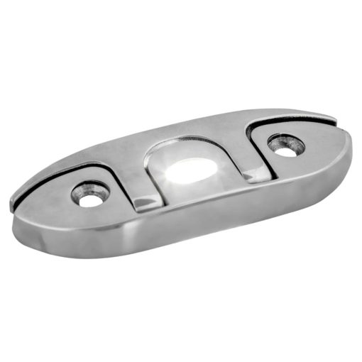 Klappklampe Whitecap LED aus Edelstahl - 115 mm