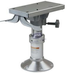 Steuer Stuhlbein  – Gasdruck-verstellbar 30–47 cm – mit Schiene und Bodenplatte
